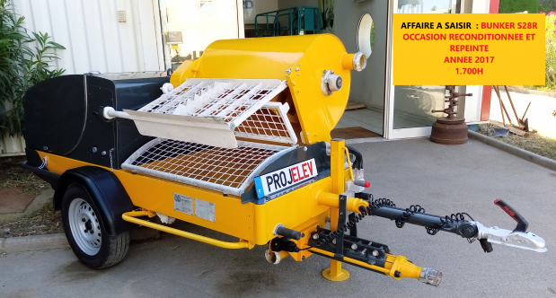 MACHINE A PROJETER BUNKER S28R - AFFAIRE A SAISIR